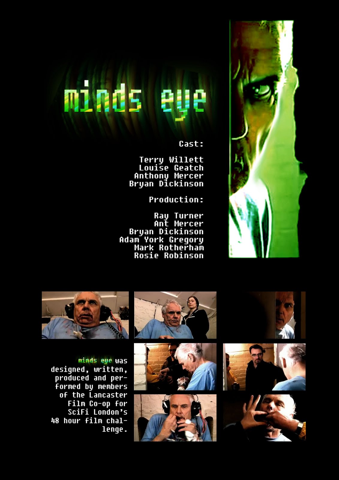 “Minds Eye” – 48 Hour film competition, Sci-fi London.